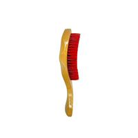 JIGGSAWMILLIONS Medium Wave Brush, Medium Wave Brush for Men with Red Bristle, Hair Brush For Women