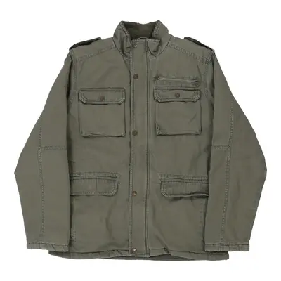 Whispering Smith Jacket - XL Khaki Cotton Blend