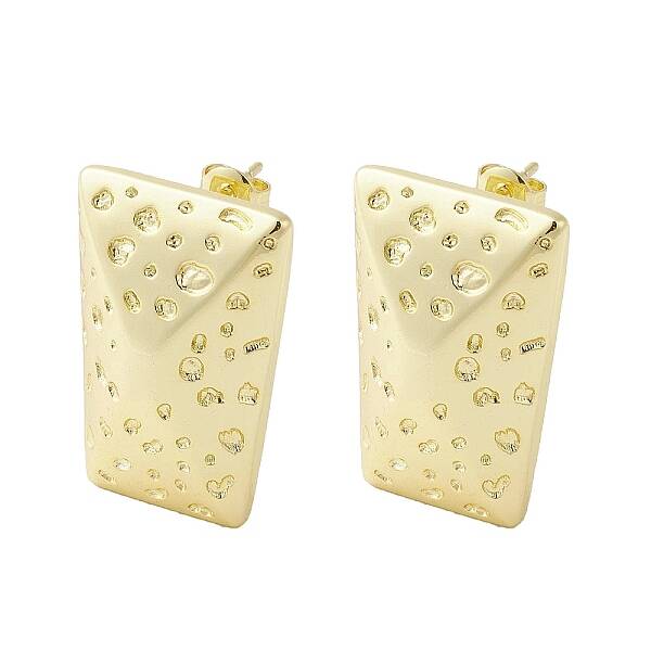 Brass Stud Earrings