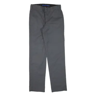 DICKIES Workwear Mens Trousers Grey Slim Tapered W26 L27