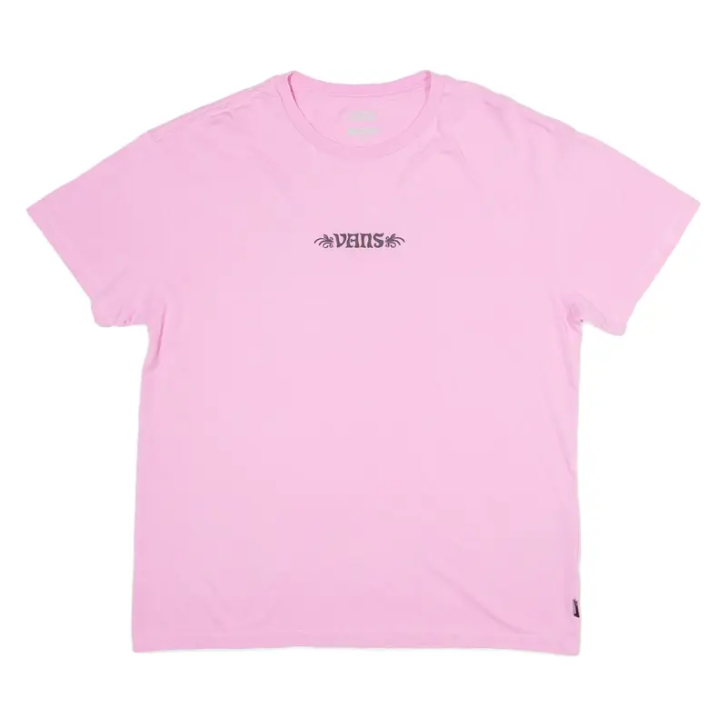 VANS Sunflower Print Womens T-Shirt Pink M