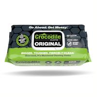 Original (100 Cloths) - Crocodile Cloth Industrial Hand & Tool Cleaning Shop Towel Wipes - Heavy-Duty 15in x 10in Multi-Surfa...