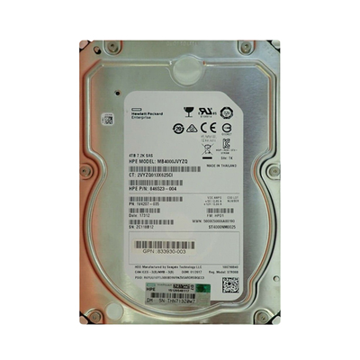 833930-003 HP 4TB 12Gb/s SAS 7200 3.5-Inch Hard Drive