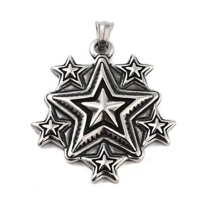 Retro 304 Stainless Steel Pendants