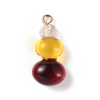 Three Color Resin Pendants