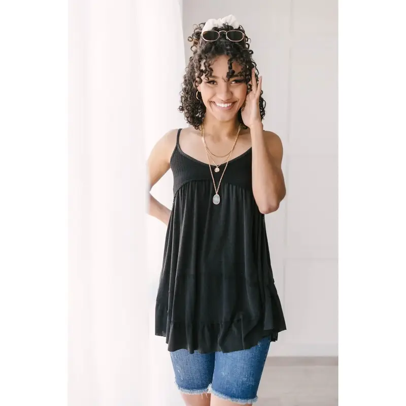 Seaside Dreams Tunic in Black