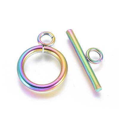 Ion Plating(IP) 304 Stainless Steel Toggle Clasps