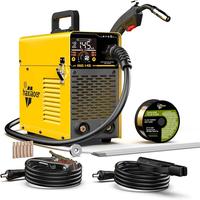 Haxiaoer MIG145A Portable Welder, 3-in-1 MIG/Lift TIG/Stick Welder Machine ,110V Flux Core MIG Welder Machine, IGBT Inverter ...