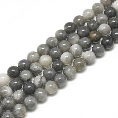 Natural Hawk's Eye Beads Strands