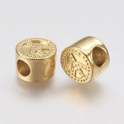 Ion Plating(IP) 304 Stainless Steel European Beads Enamel Settings