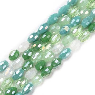 Electroplate Glass Beads Strands