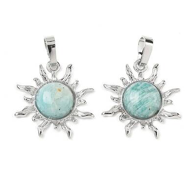 Natural Amazonite Pendants