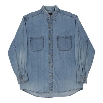 Levis Denim Shirt - Medium Blue Cotton