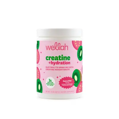 Wellah Creatine + Hydration | Creatine Monohydrate Supplement | Electrolyte Supplement | 3g Creatine Per Serving | 1500mg of ...