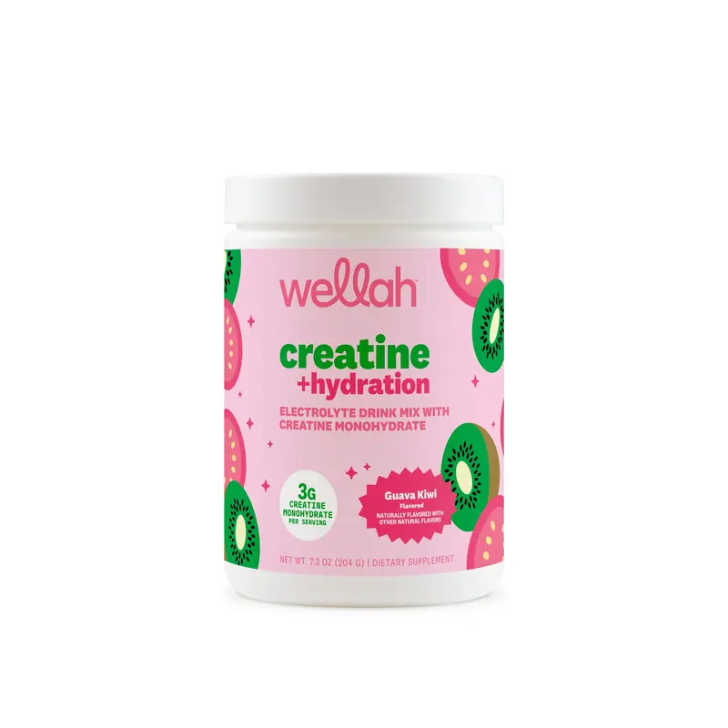 Wellah Creatine + Hydration | Creatine Monohydrate Supplement | Electrolyte Supplement | 3g Creatine Per Serving | 1500mg of ...