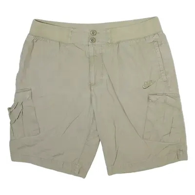 NIKE Mens Cargo Shorts Beige XL W36