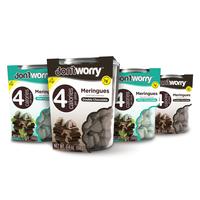 Just 4 Calories Per Meringue – Low Sugar Meringues 4PK – Mint & Double Chocolate – A Refreshing Cookie Indulgence