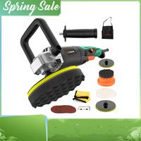 【Best Tool】Etoolab 1200W Buffer Polisher, 24Pcs 6-Inch Random Orbital Buffing Machine for Car Detailing, 6 Speed Modes  D...