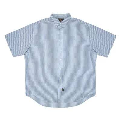 RALPH LAUREN RRL Mens Shirt Blue Striped XL