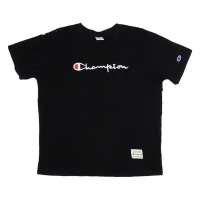 CHAMPION Mens T-Shirt Black XL