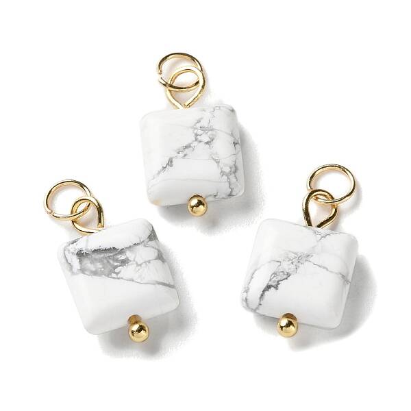 Natural Howlite Pendants