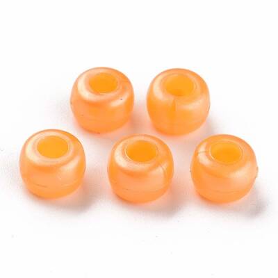 Plastic Pearlized Beads