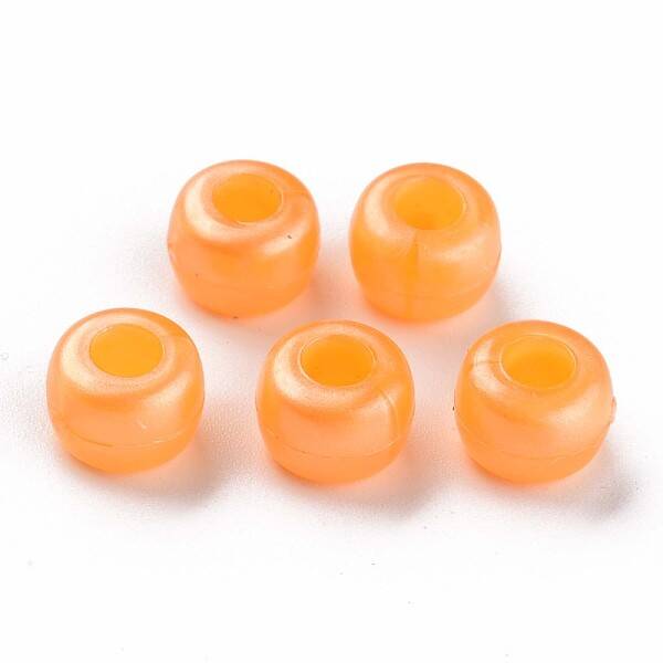 Plastic Pearlized Beads