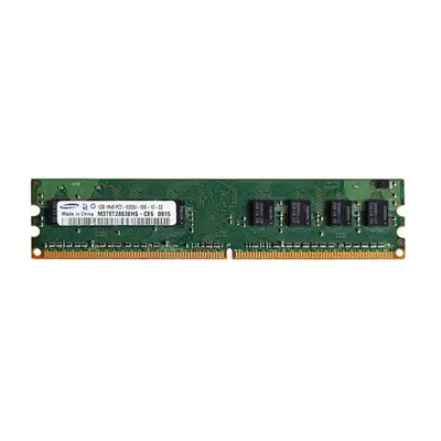 Samsung M378T2863EHS-CE6 | 1GB DDR2-667MHz PC2-5300 Non-ECC Unbuffered UDIMM CL5 1Rx8 1.8V 240-Pin Memory Module