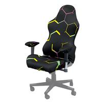 Gaming Chair Cover, Indoor Stretch Printed Gaming Chair Seat Covers with Armrest Cover, Rotating Desk Chair Protector Slipcov...