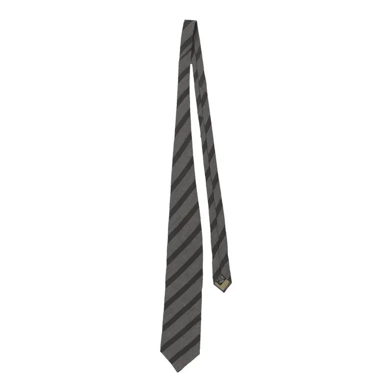 Giorgio Armani Tie - No Size Grey Silk