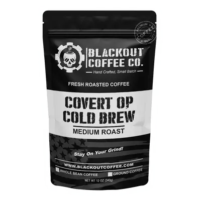 Covert OP Cold Brew Coffee - ✔️100% Arabica Beans  ✔️ Medium Roast Coffee, Coarse Grind