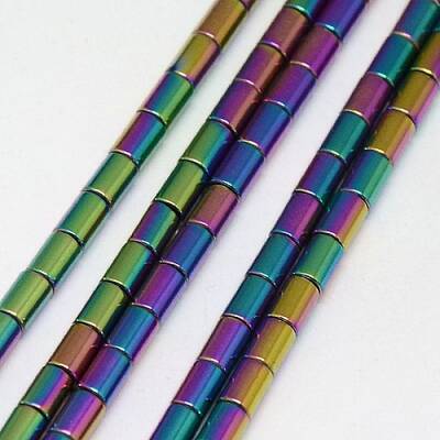 Electroplate Non-magnetic Synthetic Hematite Beads Strands