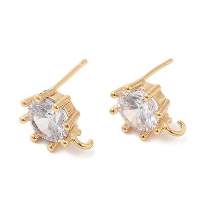 Brass Stud Earring Findings