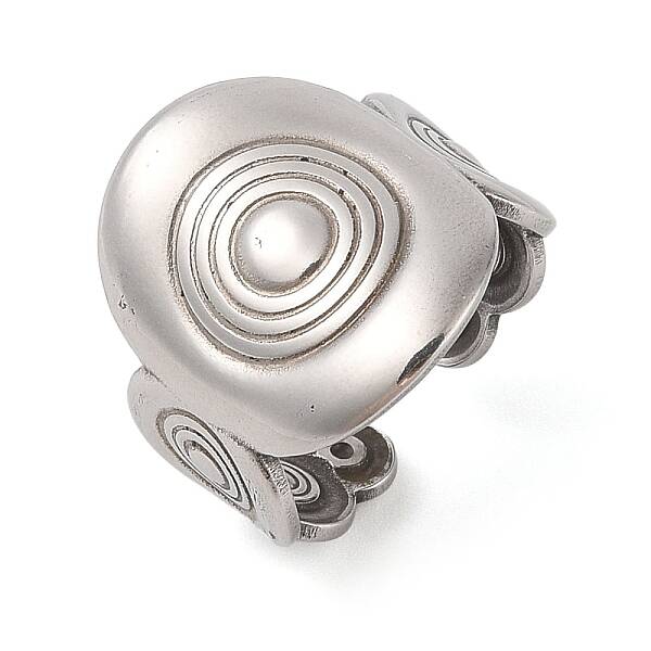 Non-Tarnish 304 Stainless Steel Cuff Rings for Women