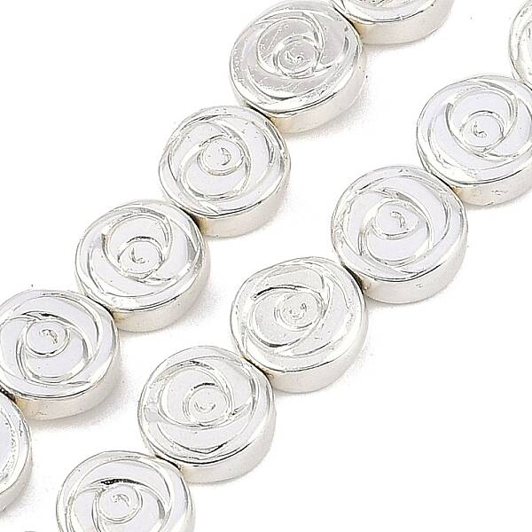 Electroplated Synthetic Non-magnetic Hematite Beads Strands