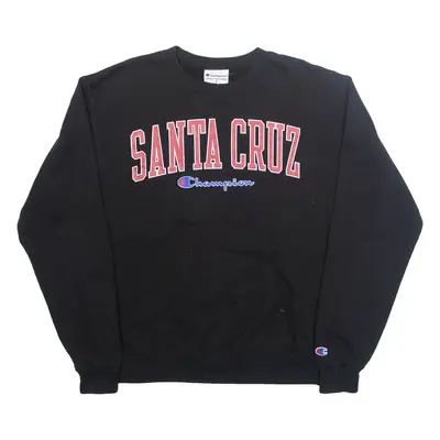 CHAMPION Santa Cruz Mens Sweatshirt Black USA M