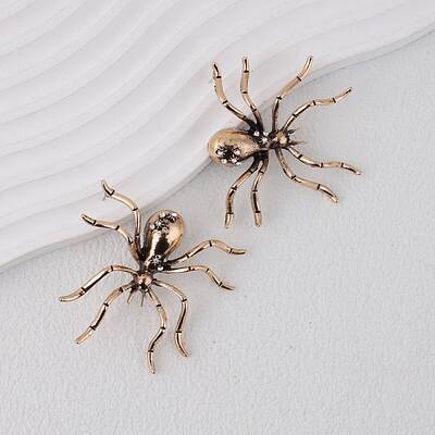 Alloy Rhinestone Stud Earrings