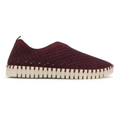 Ilse Jacobsen Tulip 3275 Textile Women's Slip On Shoes - Winetasting - Size:US 11 Women