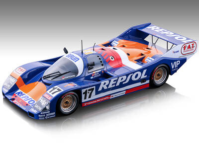 Porsche 962C #17 Oscar Larrauri - Jesus Pareja - Walter Brun 24 Hours of Le Mans (1991) Limited Edition to 120 pieces Worldwi...