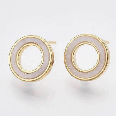 Brass Stud Earring Findings