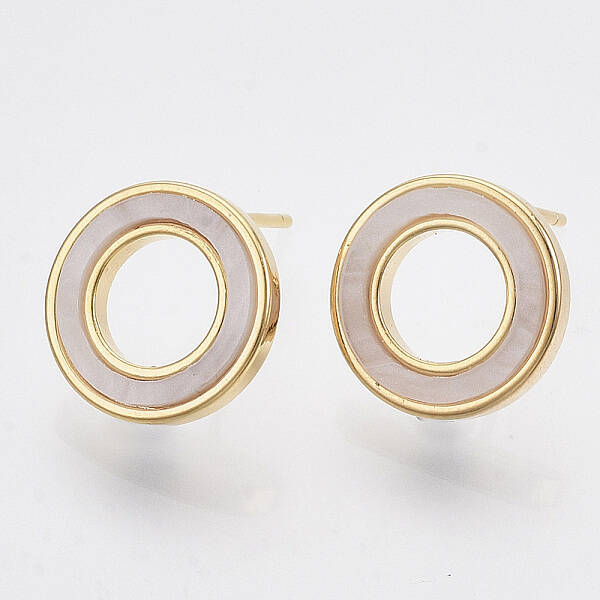 Brass Stud Earring Findings