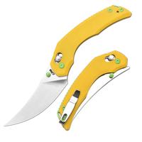 CJRB Nanner Tool Knife Designed by Dusty Rhodes with AR-RPM9 Steel Blade and G10 Handle Folding Knives for Man, Camping and E...