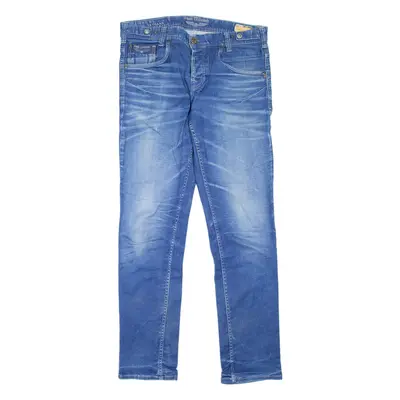 PME LEGEND Skyhawk Mens Jeans Blue Slim Straight Stone Wash W34 L34