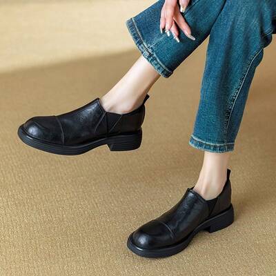 CHIKO Lenora Round Toe Block Heels Ankle Boots