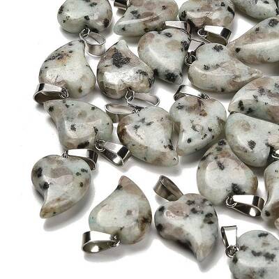Natural Sesame Jasper Pendants