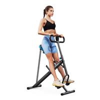 MERACH Squat Machine, 2 in 1 Squat Rowing Machine, Easy Setup & Foldable Exercise Equipment, Glute Trainer Machine,Glutes & L...