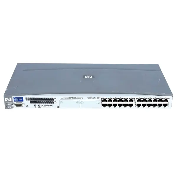 HP J4818A | ProCurve 2300 Series 2324 24 x 10/100Base-TX RJ-45 and 2 x Open Transceiver Ports Layer 2 Unmanaged Fast Ethernet...