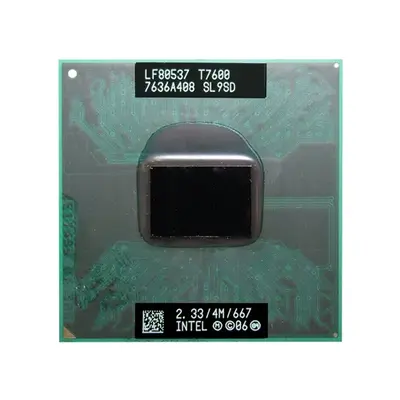 0MK054 Dell 2.33GHz 667MHz FSB 4MB L2 Cache Socket PGA478 Intel Core 2 Duo T7600 Dual-Core Processor