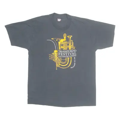 SCREEN STARS Womens T-Shirt Black XL