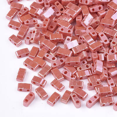 2-Hole Opaque Glass Seed Beads